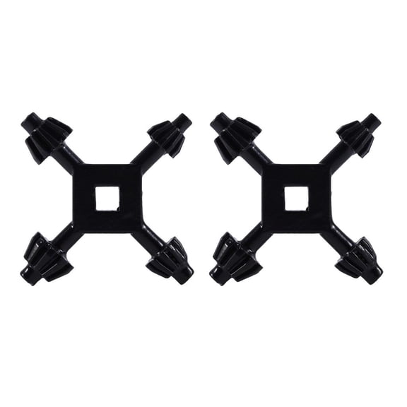 yotijay 2Pcs 4 Way Chuck Key Drill Press Universal Combination Chuck 12,13,14,17mm