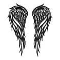 thumbnail image 1 of yotijay 2Pcs Angel Wing Wall Art Iron Ornament Collectible for Home Decor Bedroom Housewarming Living Room Wall Sculpture Wall Mount 45cmx18cm, 1 of 9