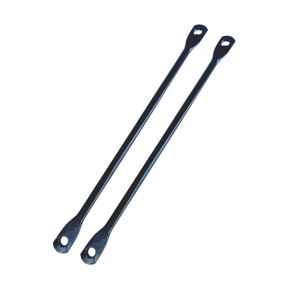 yotijay 2Pcs Bike Rear Rack Support Easy to Install Rear Cargo Rack Brake Rear Mount Straight Round Rack