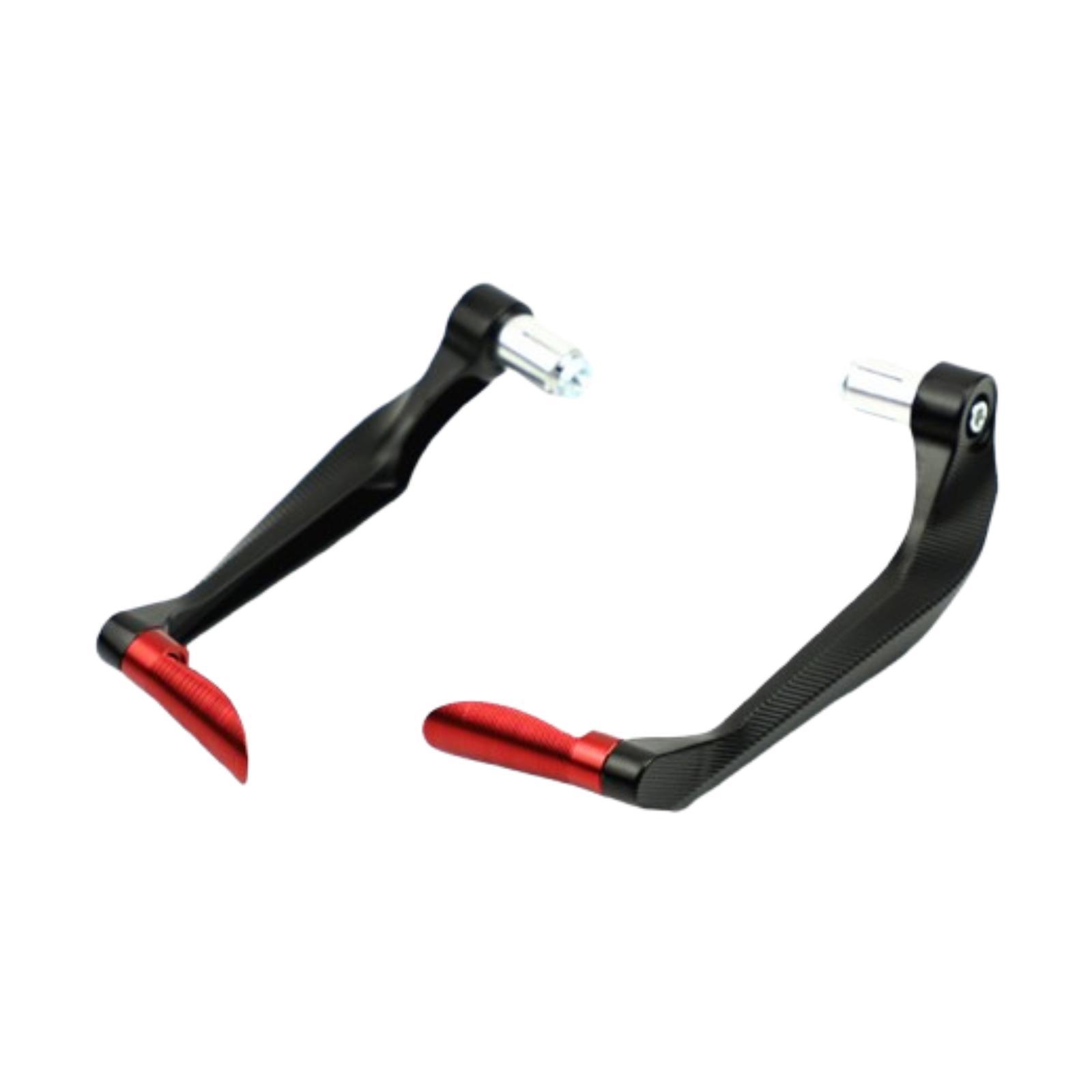 yotijay 2Pcs Motorcycle Lever Guards Stable Handlebar Brake Clutch Lever Red
