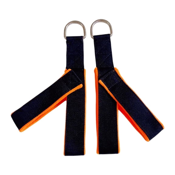 yotijay 2Pcs Pilates Straps D Core Flexible Fitness Straps for Women Adults Gym Orange
