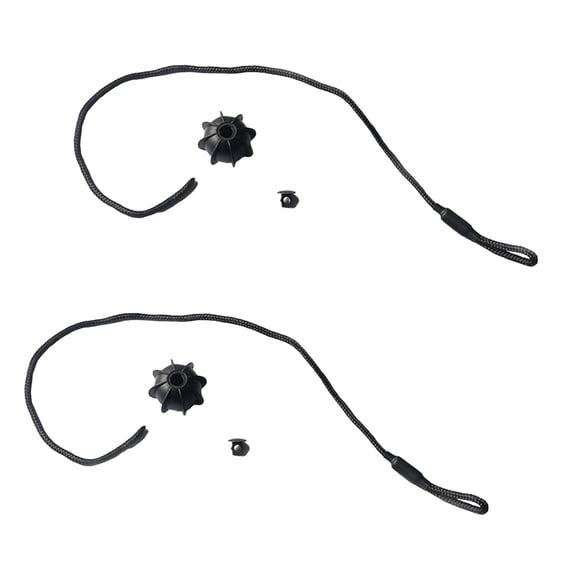 yotijay 2Pcs Rear Parcel Shelf Strings Practical Easy to Install Trunk Movable Partition