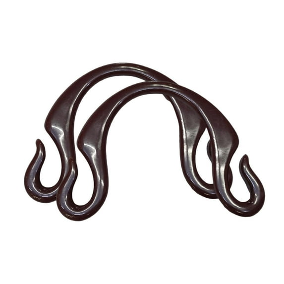 yotijay 2Pcs Resin Handbag Handles Replace Gift Supplies Spare Parts Premium Hook Shaped D