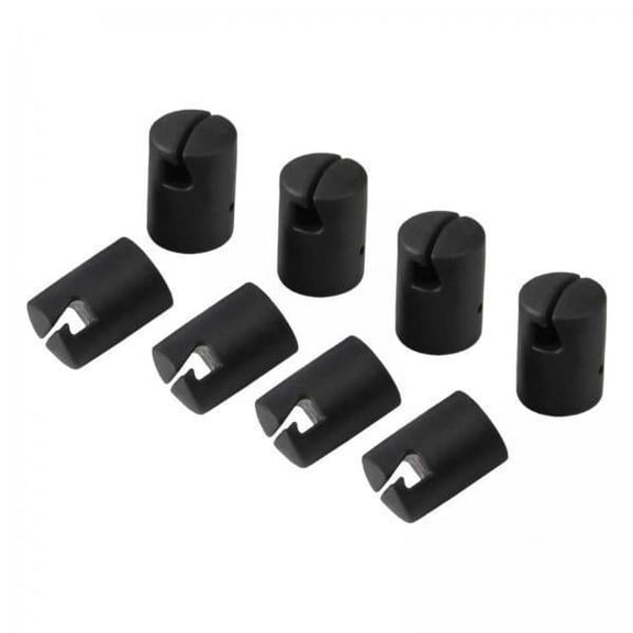 yotijay 2X 8x Trampoline Enclosure Pole Caps Protective Cover for Children Kids Outside 2 Pcs
