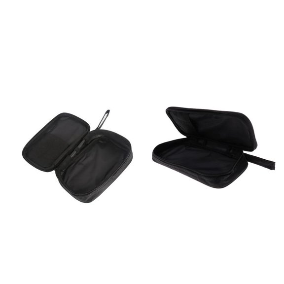 yotijay 2pcs EM201 Digital Multimeter Container Bag Zipper Case Tool Bag M+L