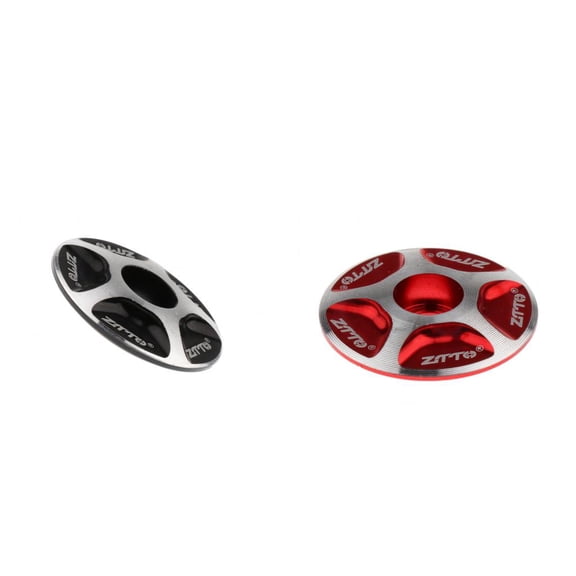 yotijay 2pcs Headset Top Cap Cover Cap Headset Headset Stem Cap Threadless 3.2cm
