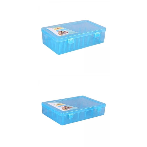 yotijay 2pcs Sewing Thread Storage Box Organiser Case Spools Organizer