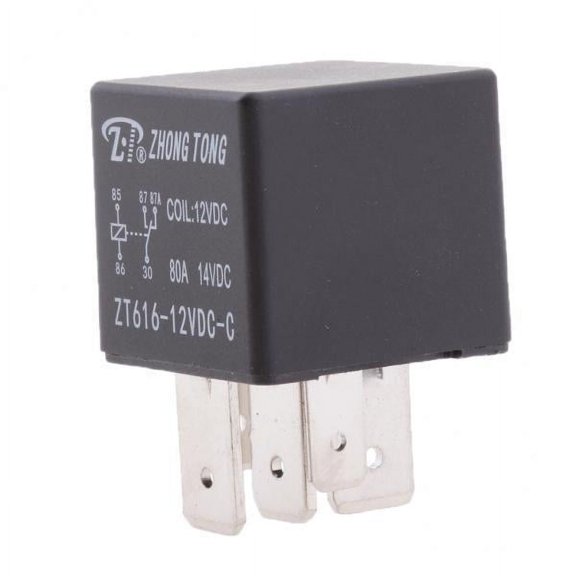 yotijay 2x 1x Universal 12V 80A , Pin SPDT Contacts Automotive Switchover Relay, Relay