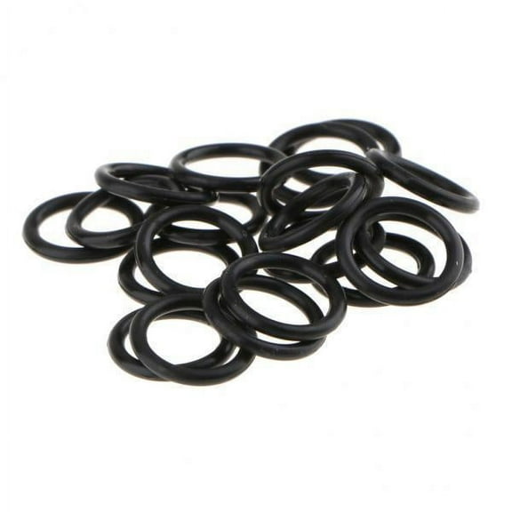 yotijay 2x 20 Pieces Replacement Oil Drain Plug O-Rings Rubber for