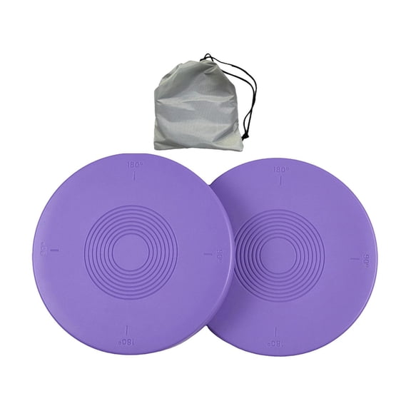 yotijay 2x Ballet Turning Board Ballet Training Equipment Dancers Balance Rotating Plate Purple