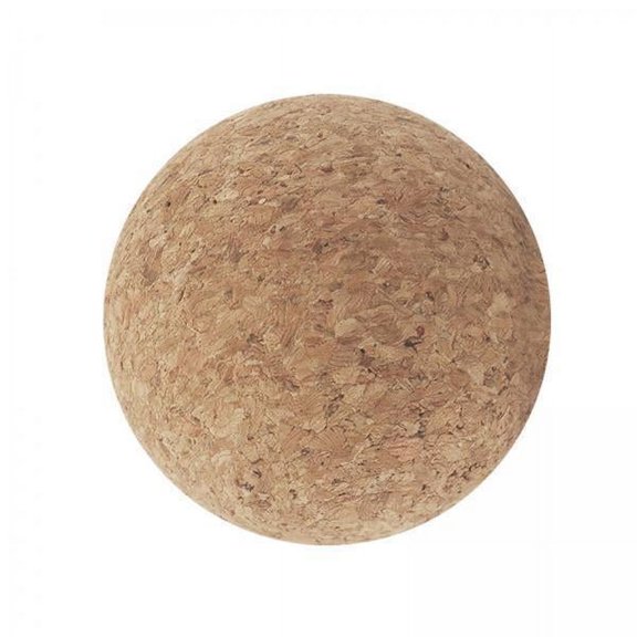 yotijay 2x Cork Massage Ball, Myofascial Portable Tool, Light Shoulder Weight, Fitness Ball, Cork Ball, Deep Tissue Massage for Gym