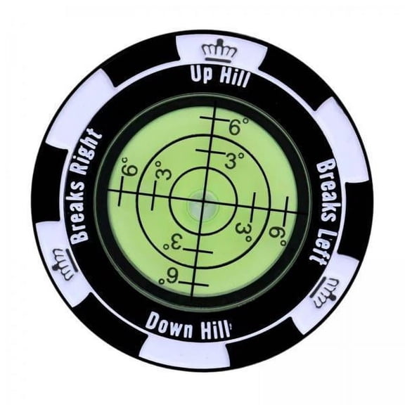 yotijay 2x Golf Putting Accessories Tool Circular Bubble Level Zinc Alloy Ball Mark Golf Putting Aid Golf Ball Marker