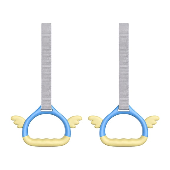 yotijay 2x Gymnastics Rings for Children Gym Rings for Indoor Home Fitness Equipment