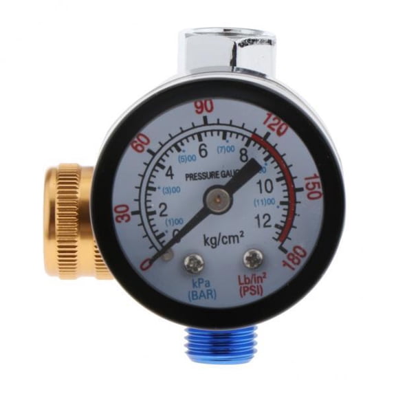 yotijay 2x Mini Regulator Air Controller Valve Replacement - Yellow
