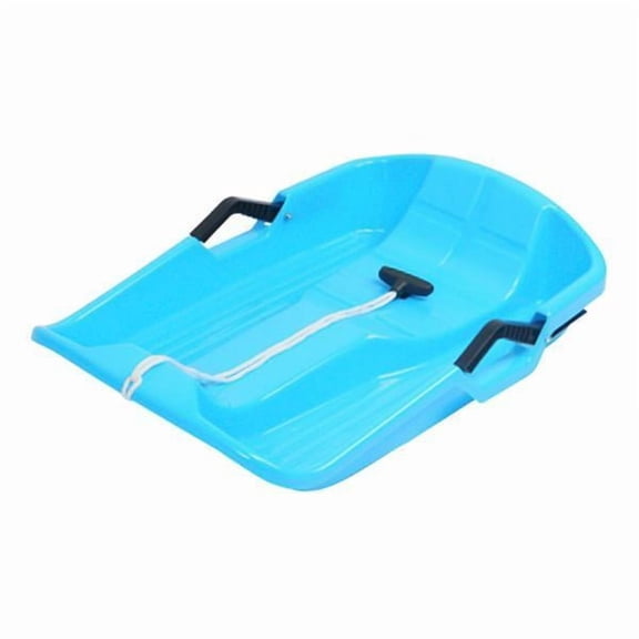 yotijay 2x Premium Snow Sled Board, 60x40cm Downhill Sledding Toboggan Sledge Luge, Sand