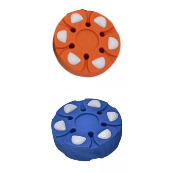 yotijay 2x Roller Hockey Puck Unique Gift Hockey Ball for Outdoor Sports Activity
