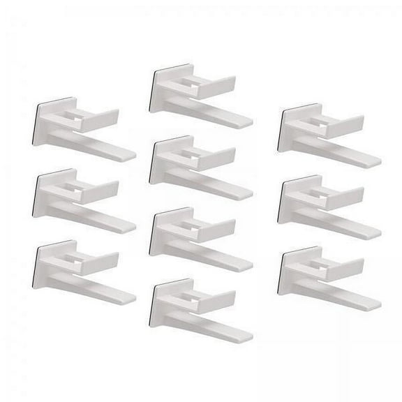 yotijay 2x10Pcs Hat Hooks for Wall, Hat Rack Multifunctional Hat Storage White