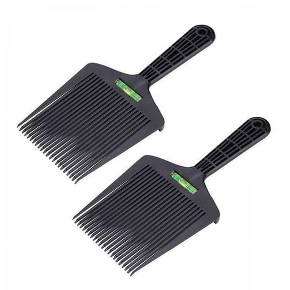 yotijay 2x2 Pieces Flat Top Grooming Flat Top Comb for Travel Home Men Girl
