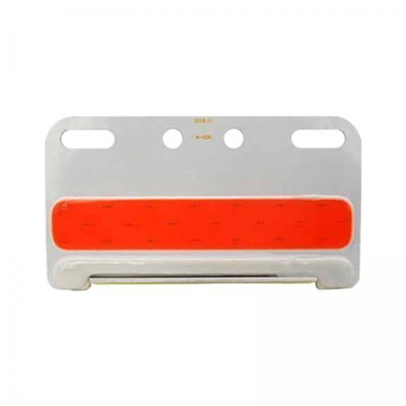 yotijay 2x24V LED Side Marker Indicator Light Universal for Semi Trailer RV Truck Red Light Effect