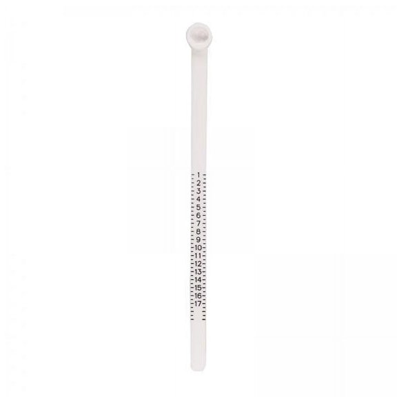 yotijay 2x2Pcs Ring Ruler Measurer with Magnifier Finger Coil Ring Sizing Tool US