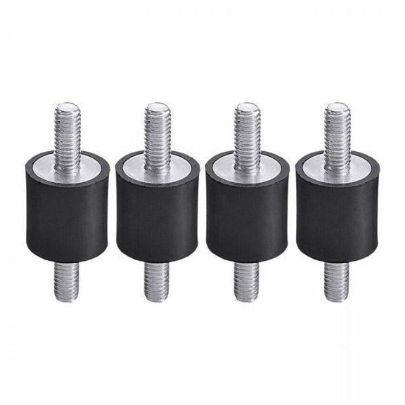 yotijay 2x4Pcs Rubber Shock Absorber M5 for Automobile Home Appliances Air Compressors