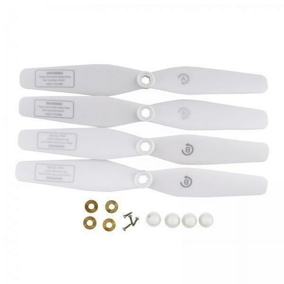 yotijay 2x4x Drone Propellers for S20W S30W T18 H301S T25 HS110D Drone White