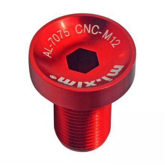 yotijay 2xBike Crank Bolt Replacement Cycling Components Bike Bottom Bracket Screw Red