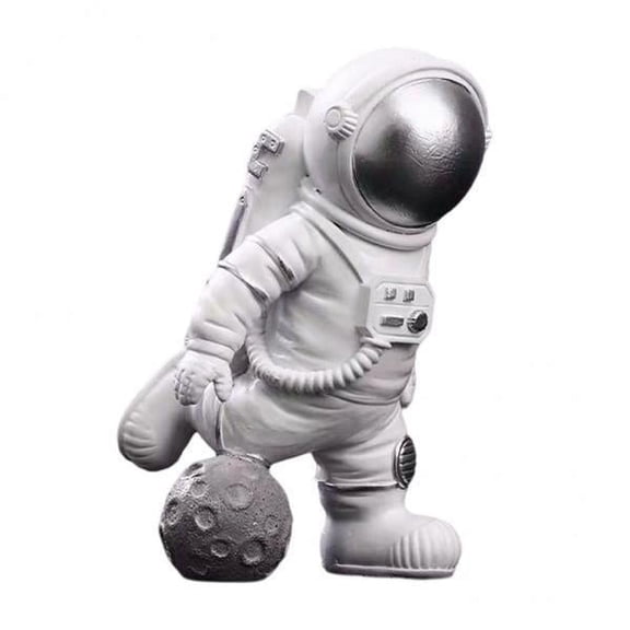 yotijay 2xCute Statue Astronaut Sculpture Gifts Hotel Nursery Decor Crafts kick ball