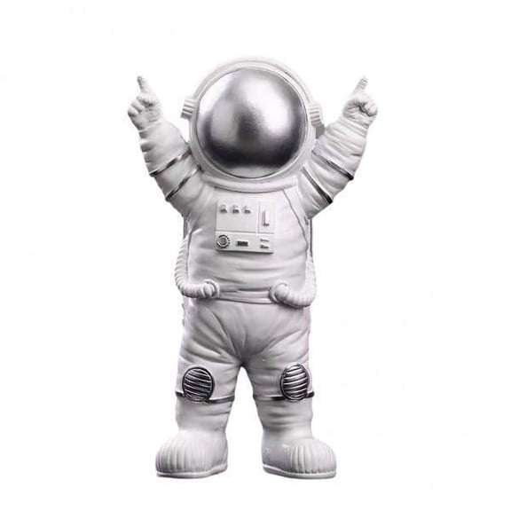 yotijay 2xCute Statue Astronaut Sculpture Gifts Hotel Nursery Decor Crafts