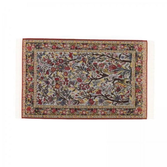 yotijay 2xDoll House Door Mat 9.8cmx16.5cm Dollhouse Area Rug for 1:12 Scale Dollhouse