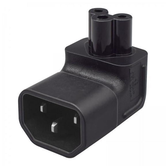 yotijay 2xIEC320 C14 to IEC320 C5 Power Adapter PVC Connector for Powered Speaker Pdus
