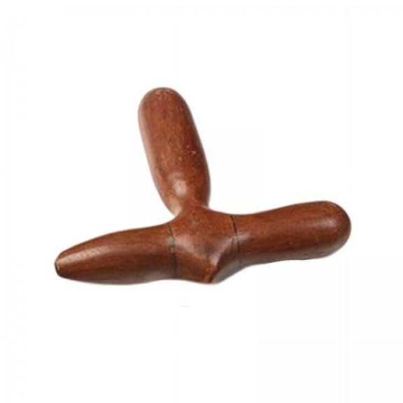 yotijay 2xMassage Tools Multifunction Back Arms Legs Massage Stick Hand Held for Salon Red