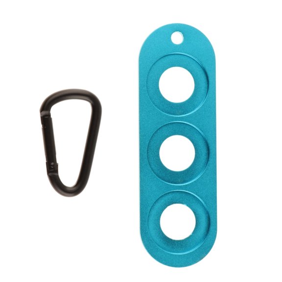 yotijay 3 Holes Pool Cue Joint Protector Holder Holding Case Tool Cover Pool Stick Joint Blue