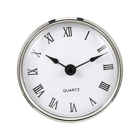 yotijay 3 Inch (76 mm) Round Clock Insert with Roman Numerals Fit 3 Inch (76 mm)