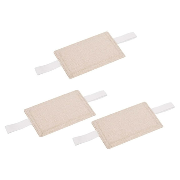 yotijay 3 Pieces Door Silencers with Straps Latch Covers Closer Door Stoppers Quiet