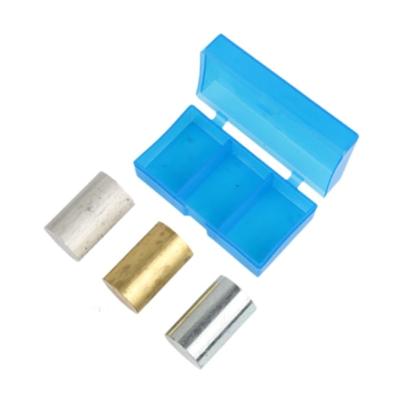yotijay 3 Pieces Metal Cylinder Set Density Experimentation Learning Tool Metals Density