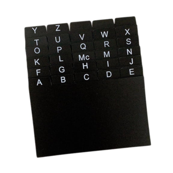 yotijay 30 Pieces Index Card Dividers 3x5" Alphabet Separators Index Tabs for School