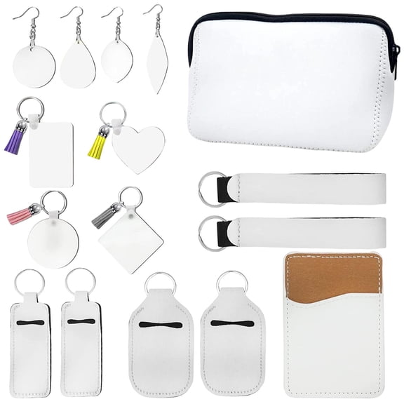 yotijay 32 Pieces Sublimation Kit DIY Sublimation Heat Transfer Craft Accessories