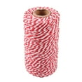 thumbnail image 1 of yotijay 328 Feet (100m)Colored Cotton Rope Cord for Crafts Red, 1 of 8