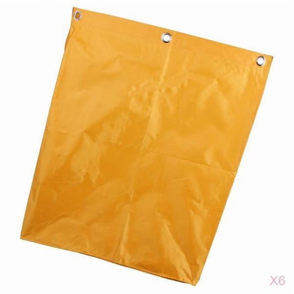 yotijay 3PCS Replacement Bag for Cleaning Laundry Cart Truck Linen Trolley Cart with