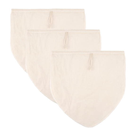 yotijay 3Pcs Nut Milk Bag Portable Fine Mesh Soy Milk Strainer for Almond Milk Juice