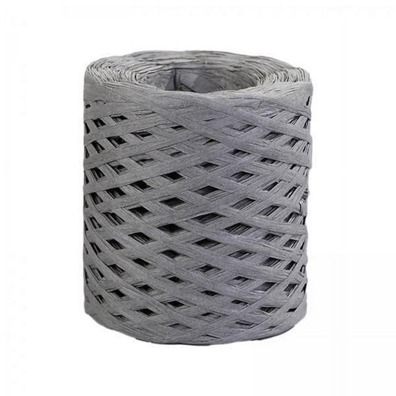 yotijay 3x 200M/Roll Raffia Paper Ribbon Ornament Recyclable for Weaving Gift Wrapping Crocheting Florist Crafting Box Packing