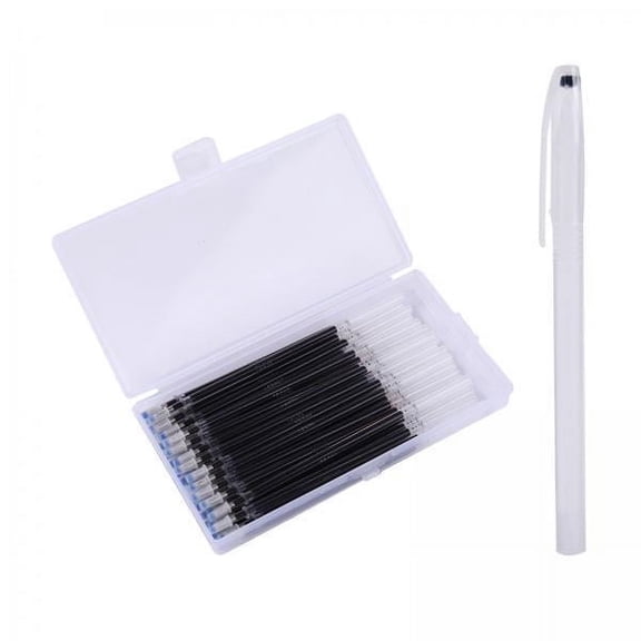 yotijay 3x40pcs Heat Erasable Pens Refills for Quilting Sewing Dressmaking Black