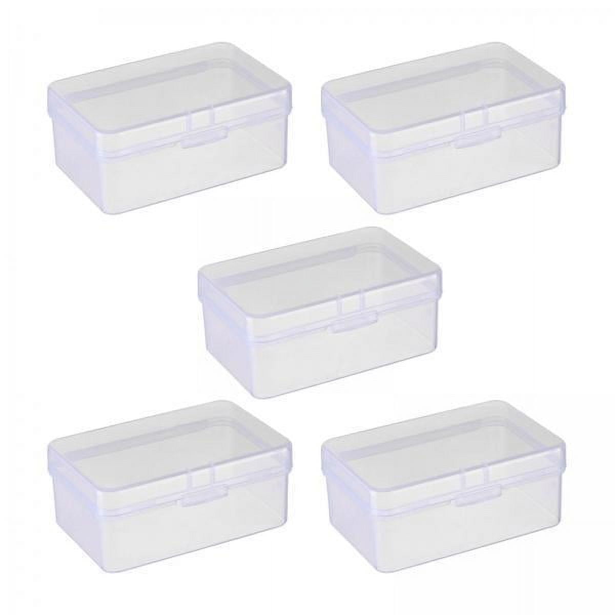 yotijay 3x5 Pieces Clear Storage Boxes Empty Box B