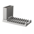 thumbnail image 1 of yotijay 3xDish Drying Rack Foldable Kitchen Gadgets Dish Rack for Home Counter Kitchen gray, 1 of 9