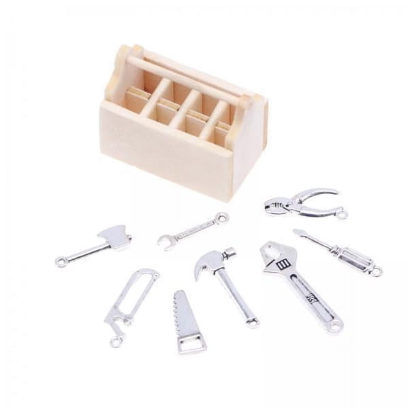 yotijay 3xDoll House Toolbox Valentines Day Gifts for Kids for Warehouse Garage Garden