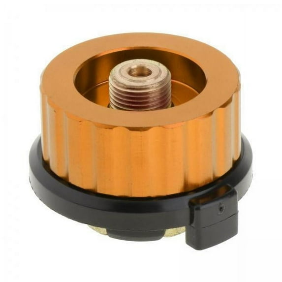 yotijay 3xGas Tank Adapter Connector Camping Gas Bottle Output Adaptor Orange
