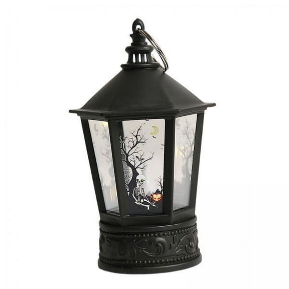 yotijay 3xHalloween LED Lantern Lights Table Lamp for Tabletop Event Props