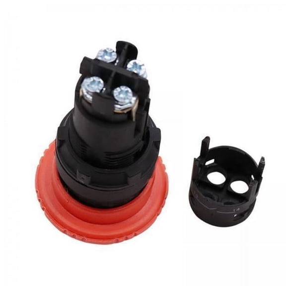 yotijay 2xMushrooms Head Emergency Stop Switch 22mm for Light Industry Marine Equipment A
