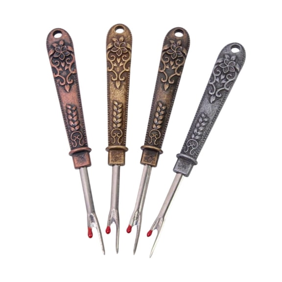yotijay 4 Pieces Seam Rippers Easy to Use Stitch Rippe for Knitting Embroidery Girls